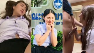 คลิปหลุด18+ นักศึกษาพยาบาลหลุดมาอย่างแจ่มเลย โดนแฟนเย็ดคาชุดแล้วปล่อยคลิปหีน้องน่าเย็ดมากหีพยาบาลน่าจะฟิตอยากเย็ดหีพยาบาลบ่อยๆเลยเงี่ยนดีจริงๆ